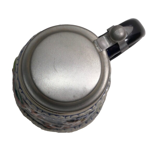 Gilles & Bohn Original Lidded Beer Stein w/Angels & Flowers  West Germany - Picture 11 of 12